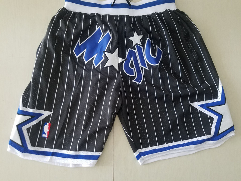 Men 2019 NBA Nike Orlando Magic black shorts->orlando magic->NBA Jersey